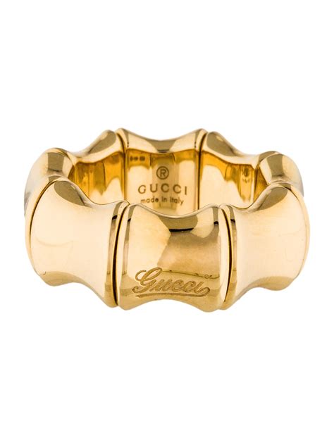 pinky ring gucci|gucci bamboo ring.